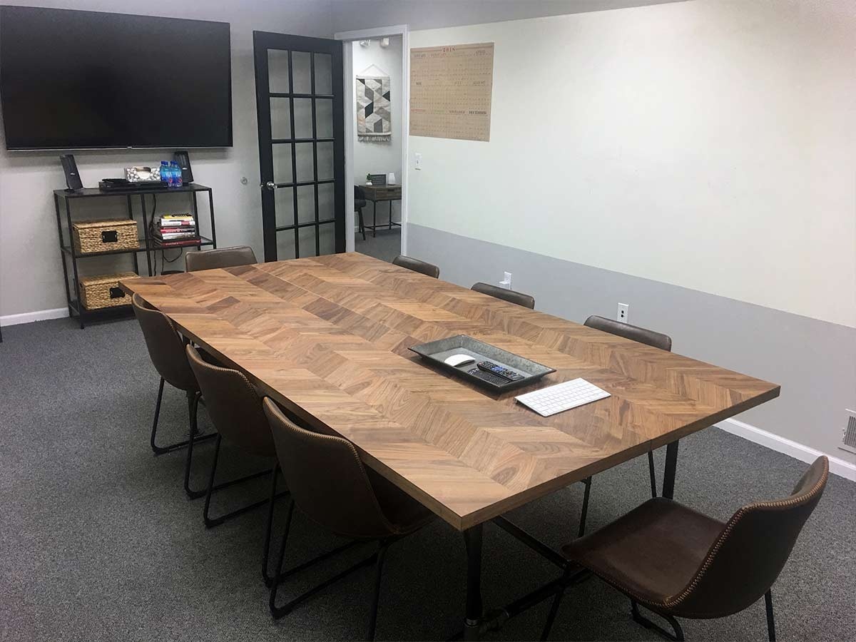 Studio conference setup